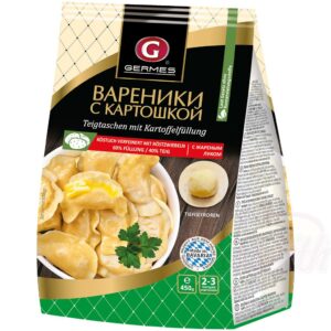 Вареники с картошкой, продукт глубокой заморозки 450 g