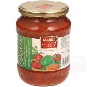 Болгарский перец резанный с овощами