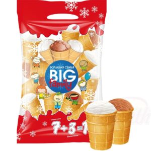 Мороженое "Большая семья" 7 сливочных и 3 шоколадных