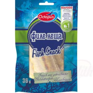 Снэк из филе золотого леща, сушеный и соленый 36 g