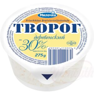 Творог свежий деревенский "Милочка" 30% жирности 275 g