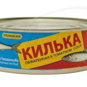 Килька обжаренная в томатном соусе