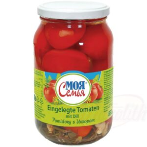 "moja semja" Маринованные помидоры с укропом