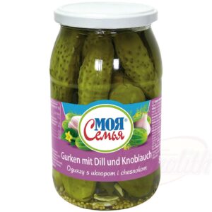 "moja semja" Огурцы с укропом и чесноком