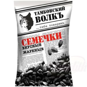 Семечки черные жареные "Тамбовский волкъ"