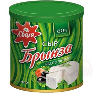 Брынза из коровьего молока "Сваля" 60% жира 720 g