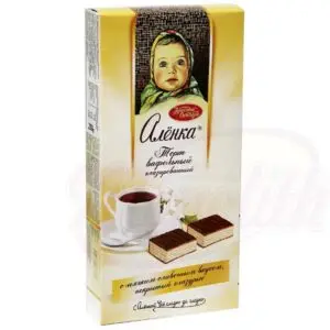 Вафельный торт с 61% кремовой начинкой со сливочным вкусом, в какаосодержащей глазури