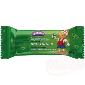 Сырок творожный глазирoванный со вкусом фисташки