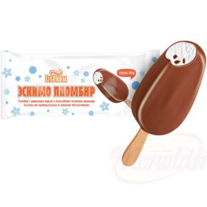 Пломбир ванильный в бельгийском молочном шоколаде