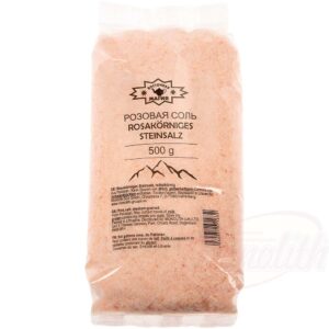 Розовая соль среднего помола