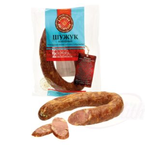 Конская колбаса горячего копчения "sudzhuk koptschonyj" 400 g