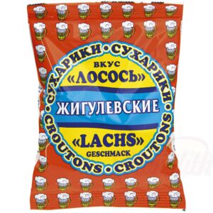 Снек из хлеба со вкусом лосося