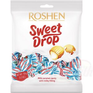 "sweet drop" карамель с начинкой с молочным вкусом
