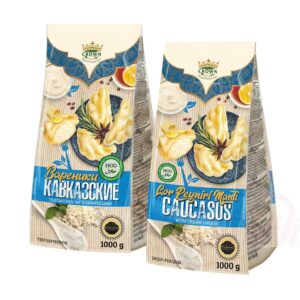 Вареники с зернёным творогом, продукт глубокой заморозки