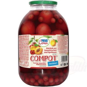 "moja semja" Компот вишнёво абрикосовый», с косточками