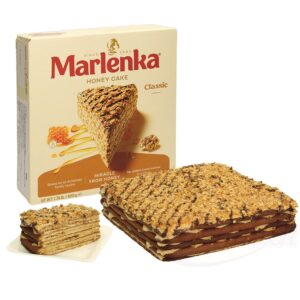 Торт "Марленка" с 51% кремовой начинкой и 5% мёда, глубокой заморозки