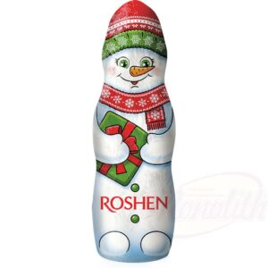 Фигура из молочного шоколада "Снеговик roshen".