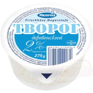 Творог свежий деревенский "Милочка" 2% жирности 275 g