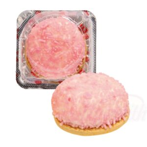 Печенье с маршмеллоу (44,5%) и посыпкой со вкусом клубники (23,5%).