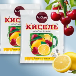 Кисель со вкусом вишни и лимона