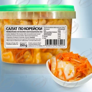 Салат по-корейски из капусты с морковью, классический
