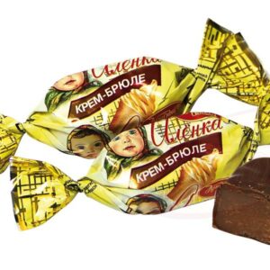 Помадные конфеты "Alönka" с карамельным вкусом в какаосодержащей глазури