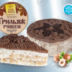 Торт "Grillage Roshen" грильяжный, с лесным орехом,450 кг