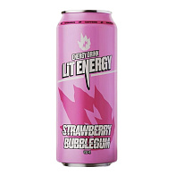 LIT ENERGY "Strawberry Bubblegum", газированный, безалкогольный, 0,45 л