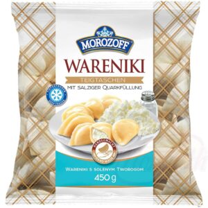 Вареники с соленым творогом  450 g