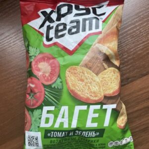 Сухарики Хрусteam Багет Томат и зелень